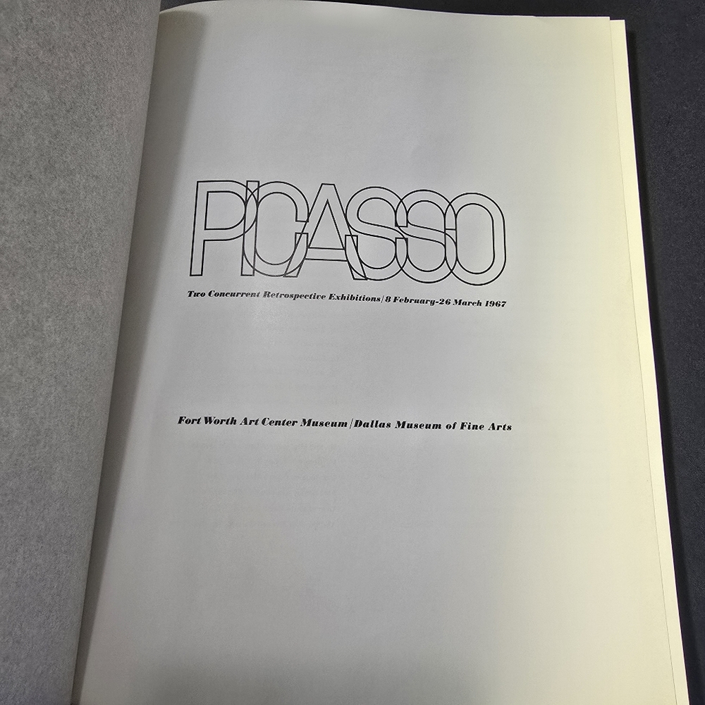 PICASSO Two Concurrent Retrospective Exhibitions: Dallas Fort Worth 1967 Catalog - Picture 6 of 12